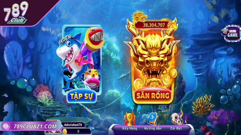 Mỗi sảnh bắn cá 789CLUB cung cấp trải nghiệm thú vị riêng